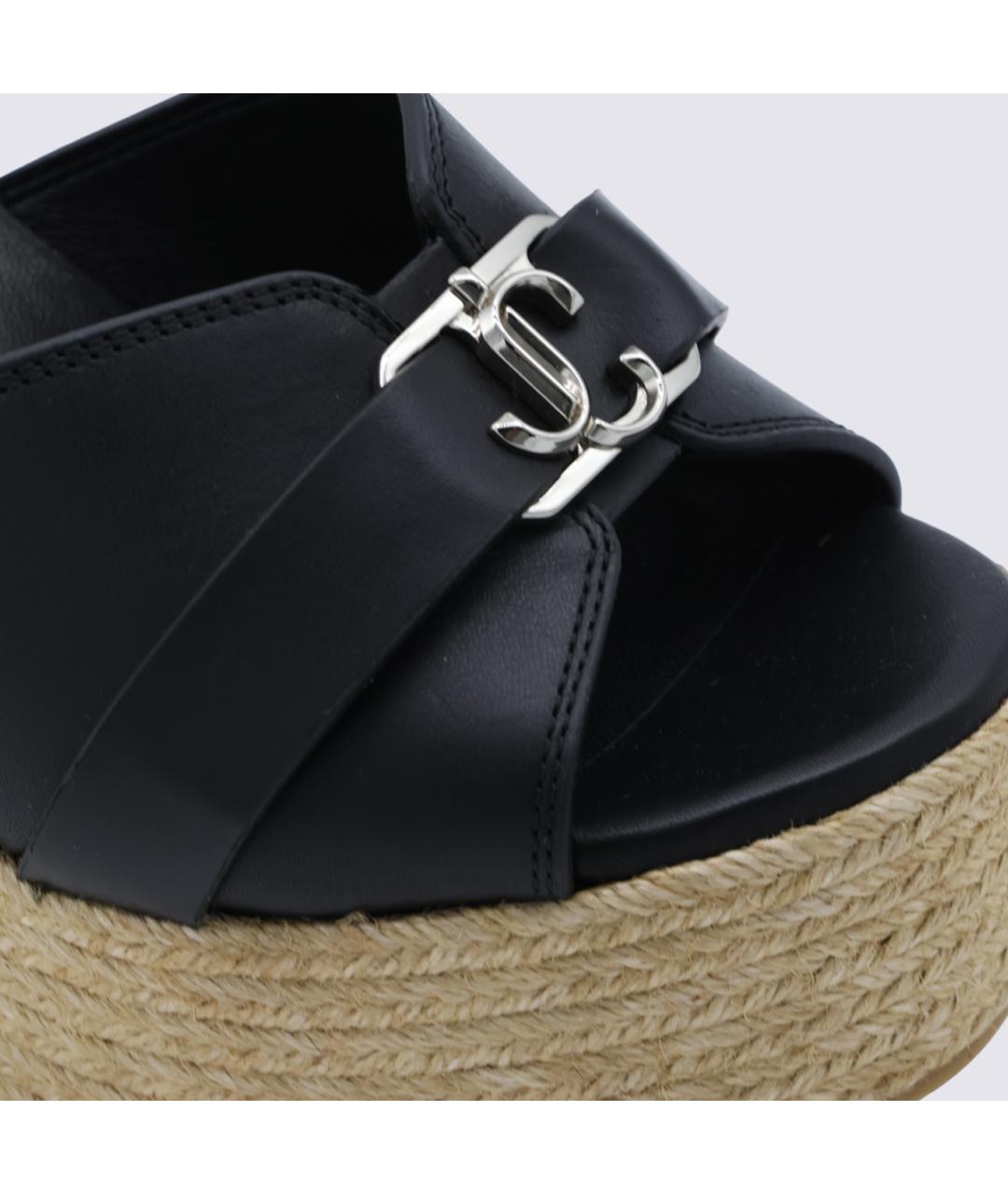 JIMMY CHOO Черные сандалии, фото 4