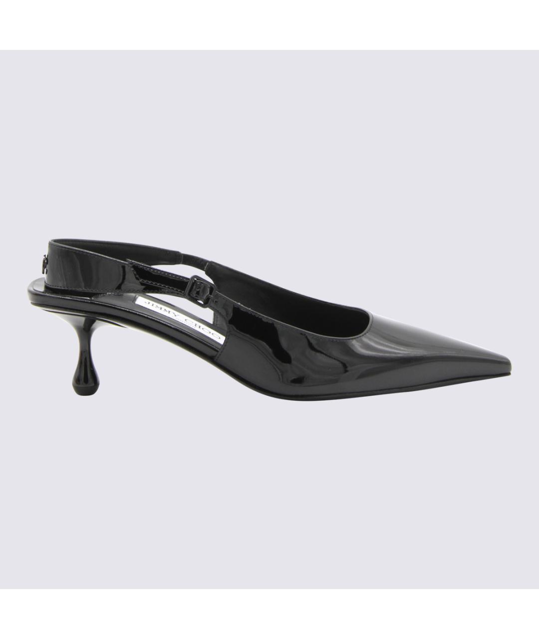 JIMMY CHOO Черные кожаные туфли, фото 3