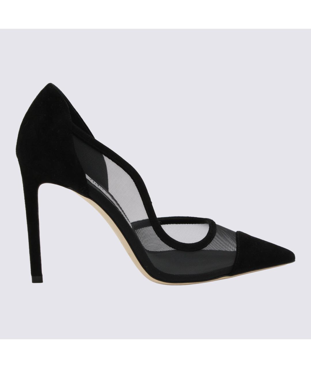 JIMMY CHOO Черные текстильные туфли, фото 5