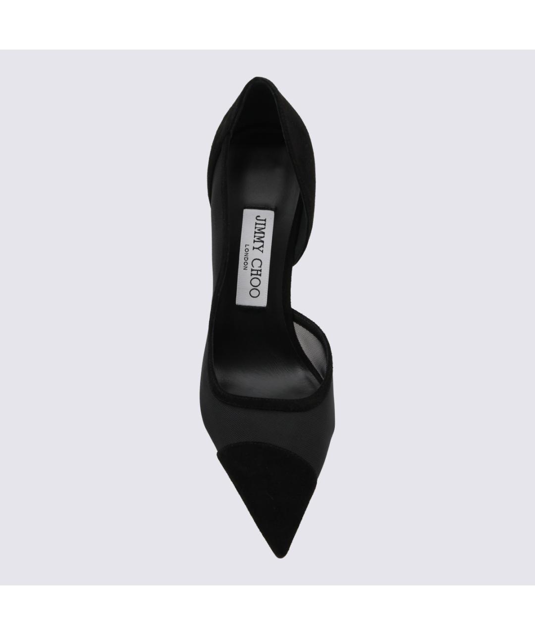 JIMMY CHOO Черные текстильные туфли, фото 4