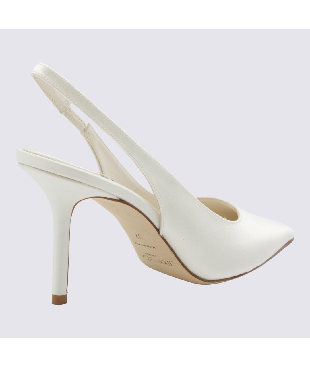 JIMMY CHOO Белые текстильные туфли, фото 3