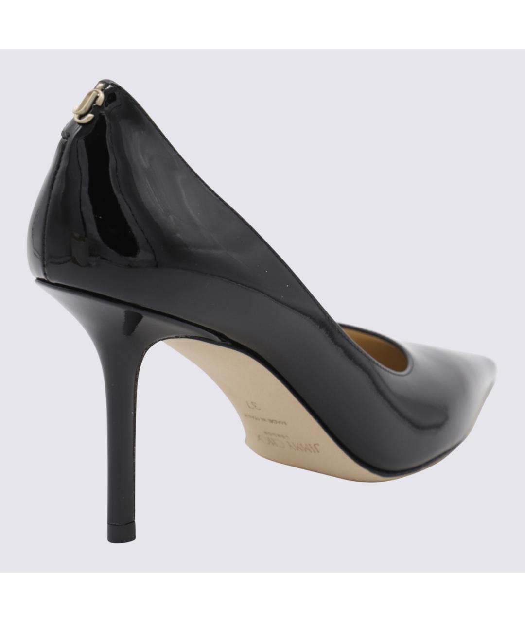 JIMMY CHOO Черные кожаные туфли, фото 2