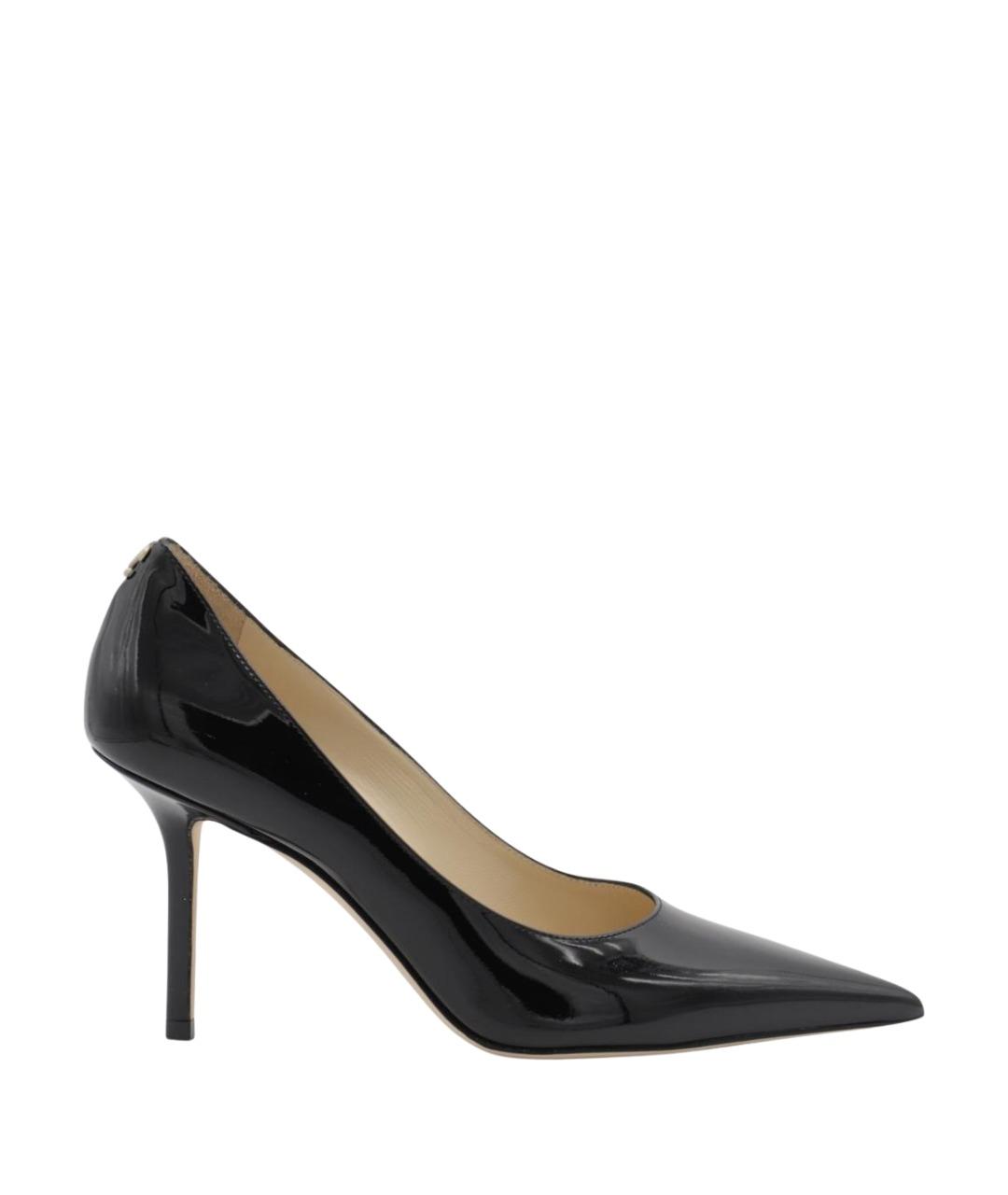 JIMMY CHOO Черные кожаные туфли, фото 1