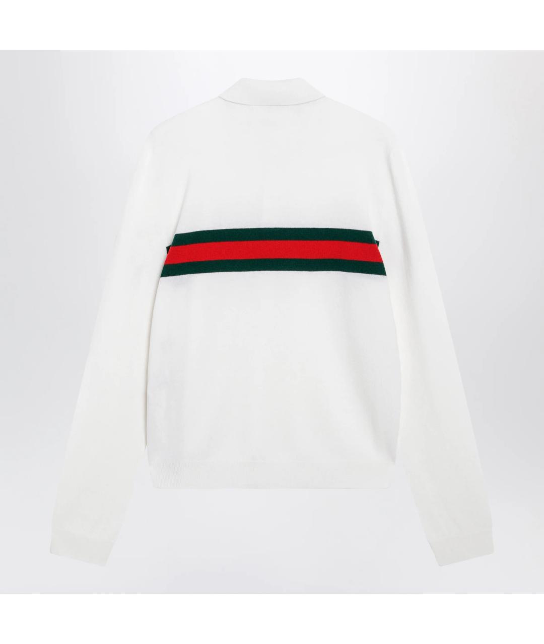 GUCCI Белый кашемировый джемпер / свитер, фото 2