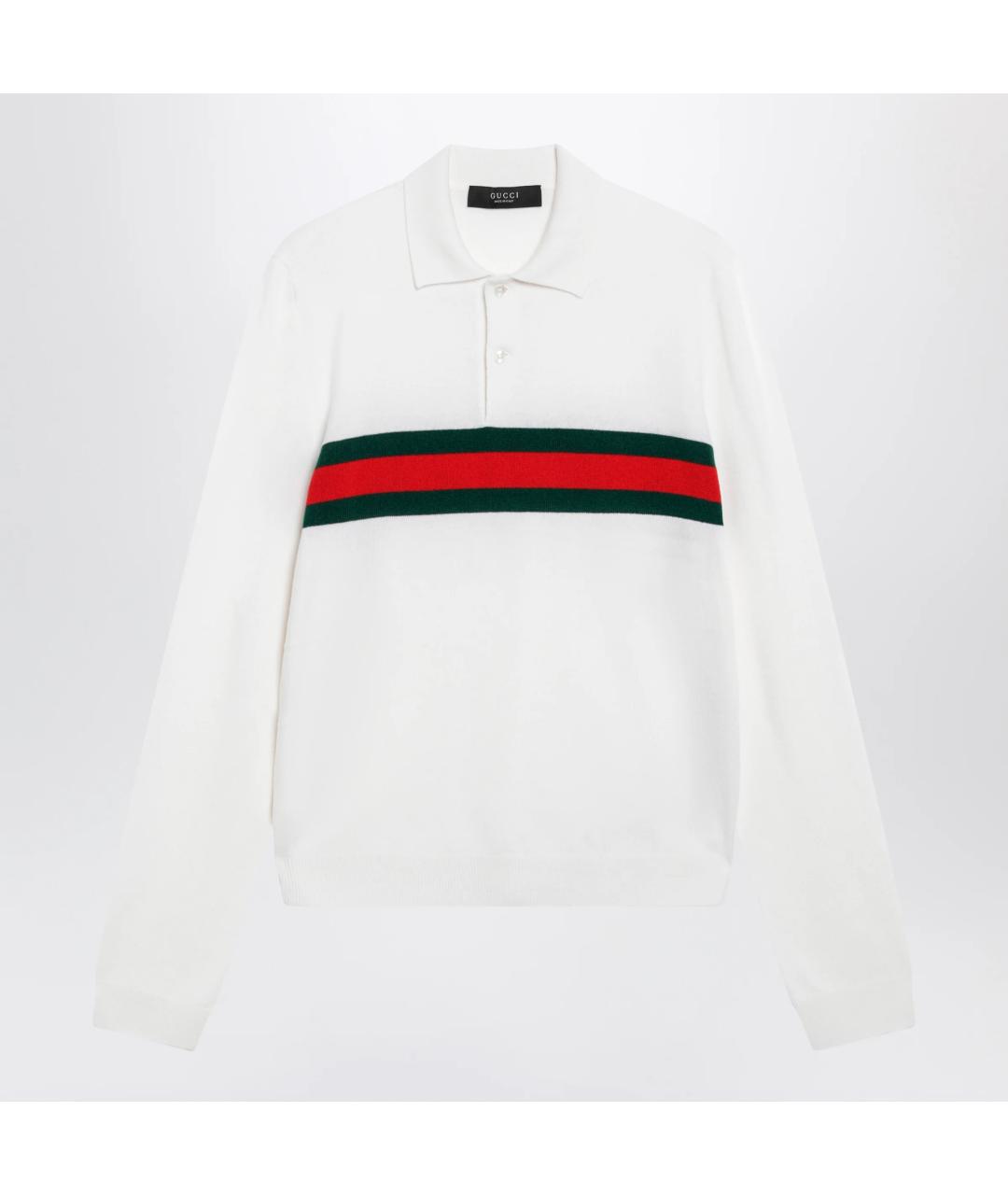 GUCCI Белый кашемировый джемпер / свитер, фото 3