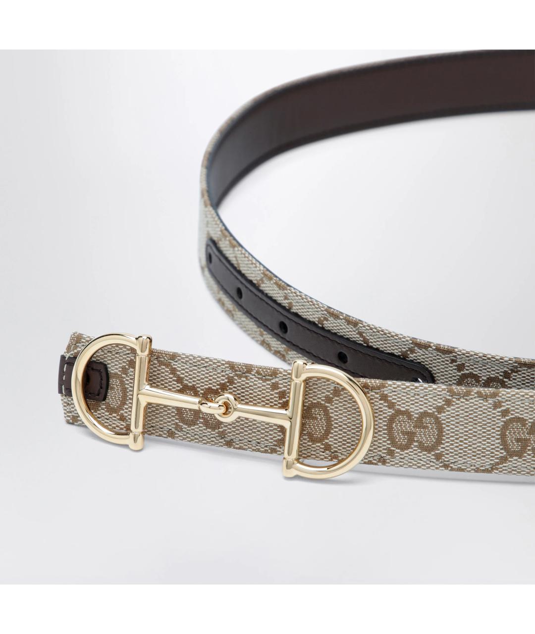 GUCCI Бежевый ремень, фото 2