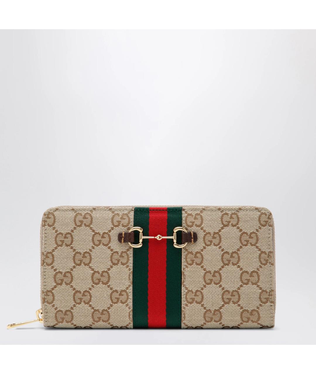 GUCCI Бежевый кошелек, фото 3