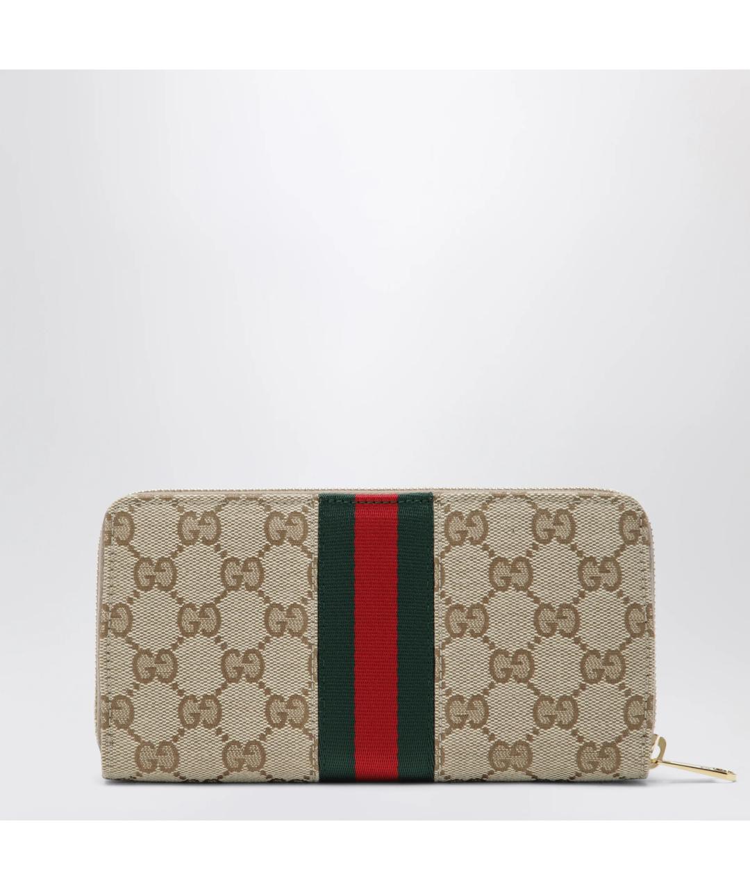 GUCCI Бежевый кошелек, фото 2