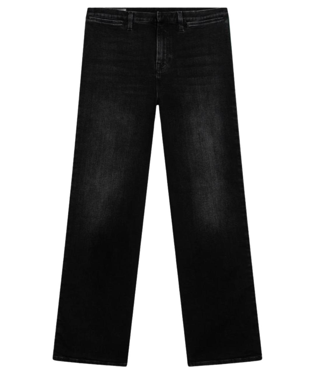 GUCCI Черные хлопковые прямые джинсы, фото 1