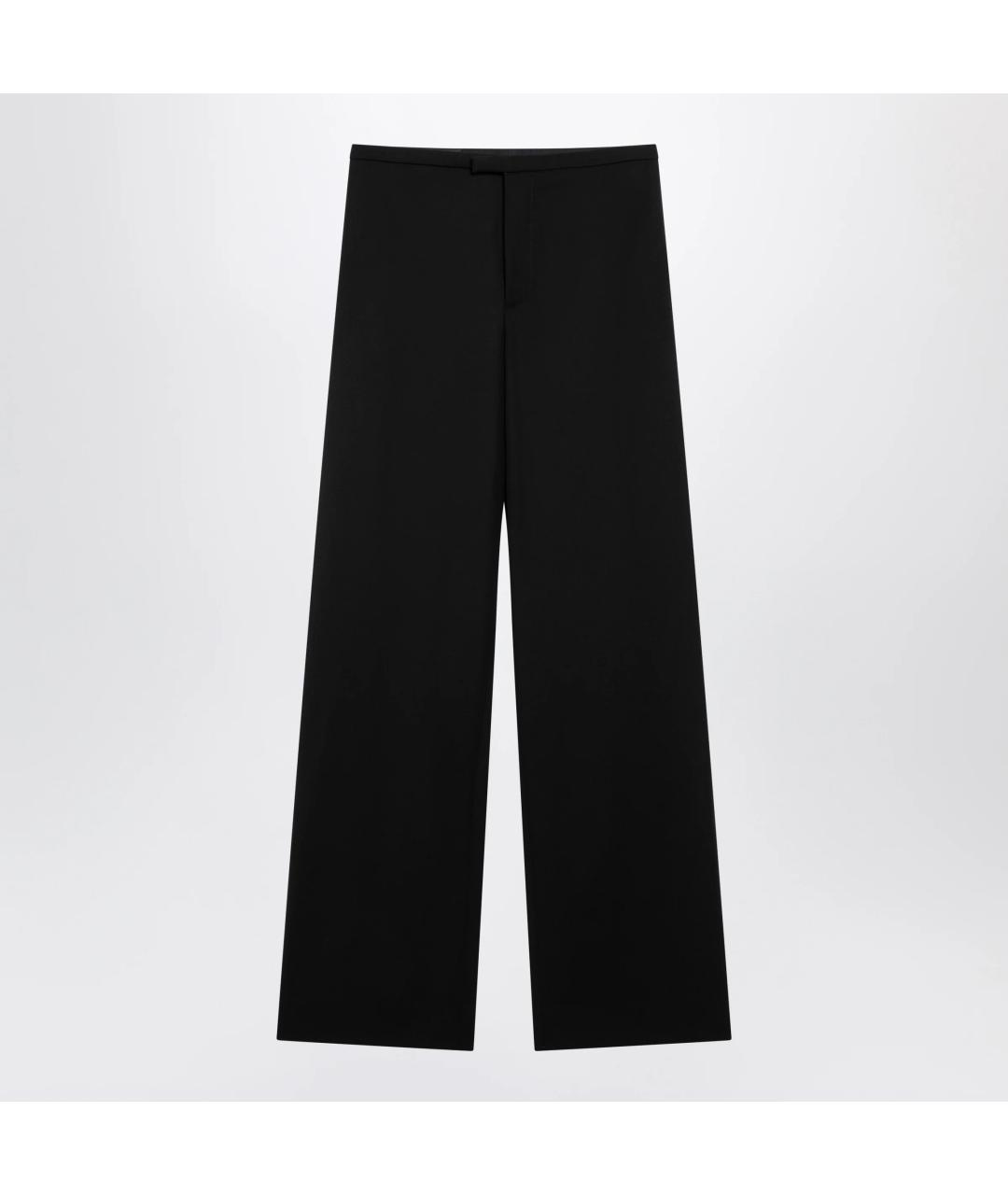 GUCCI Черные шерстяные брюки широкие, фото 3