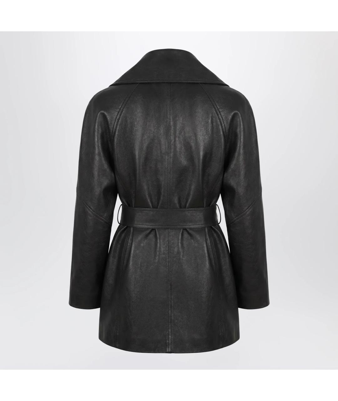 GUCCI Черная кожаная куртка, фото 2