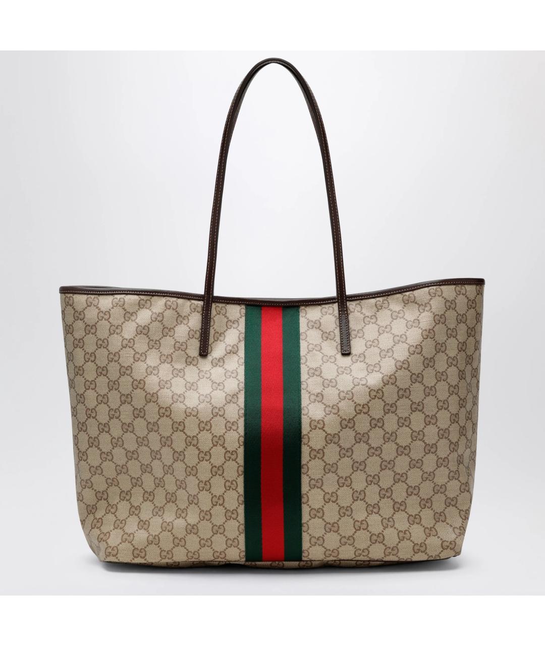 GUCCI Бежевая сумка тоут, фото 3
