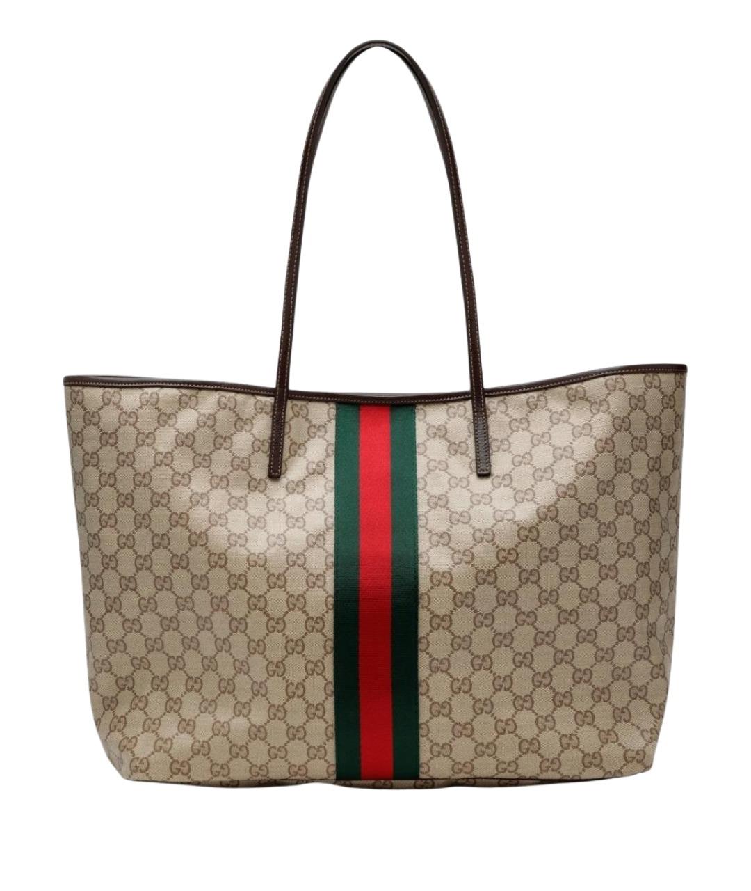 GUCCI Бежевая сумка тоут, фото 1