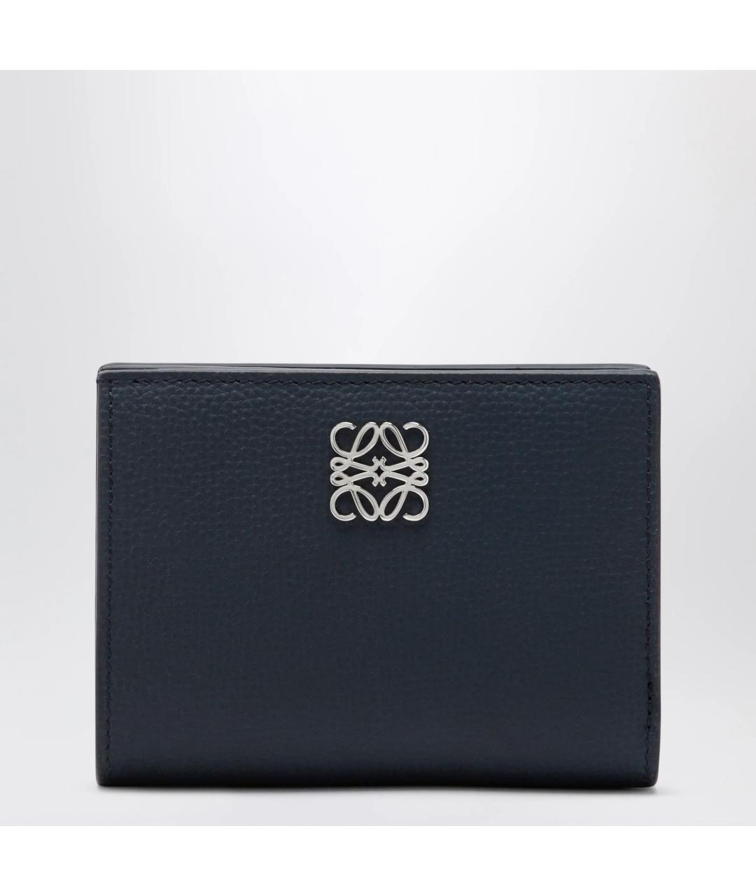 LOEWE Синий кожаный кошелек, фото 3