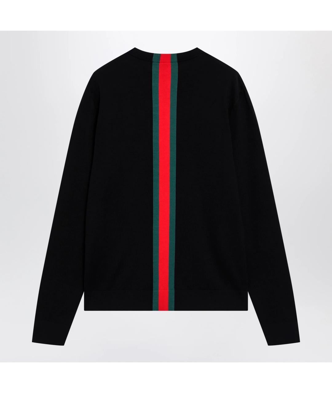 GUCCI Темно-синий хлопковый джемпер / свитер, фото 2
