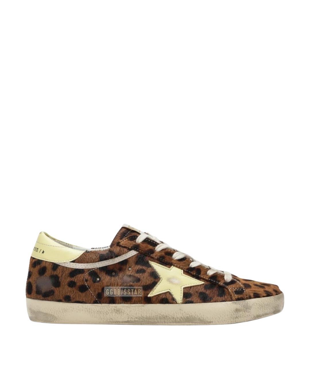 GOLDEN GOOSE Мульти кожаные кеды, фото 1
