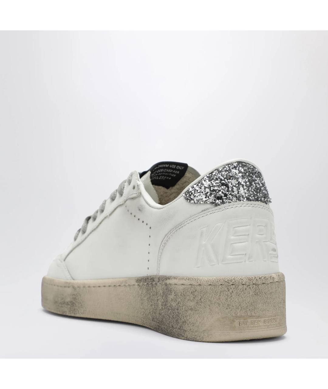 GOLDEN GOOSE Белые кожаные кеды, фото 2