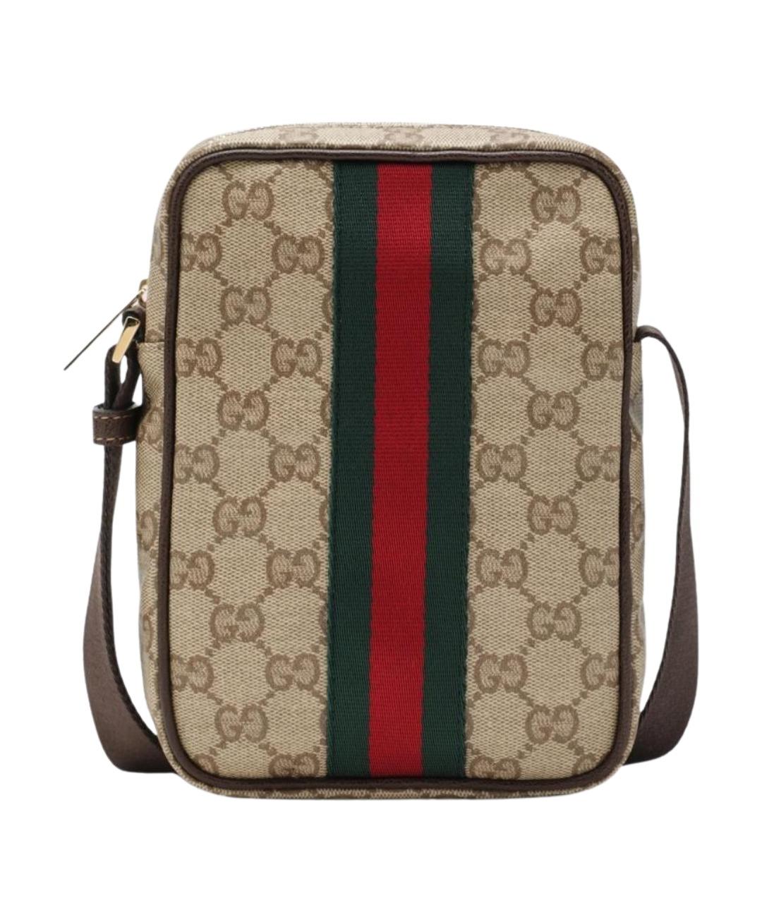 GUCCI Бежевая сумка на плечо, фото 1