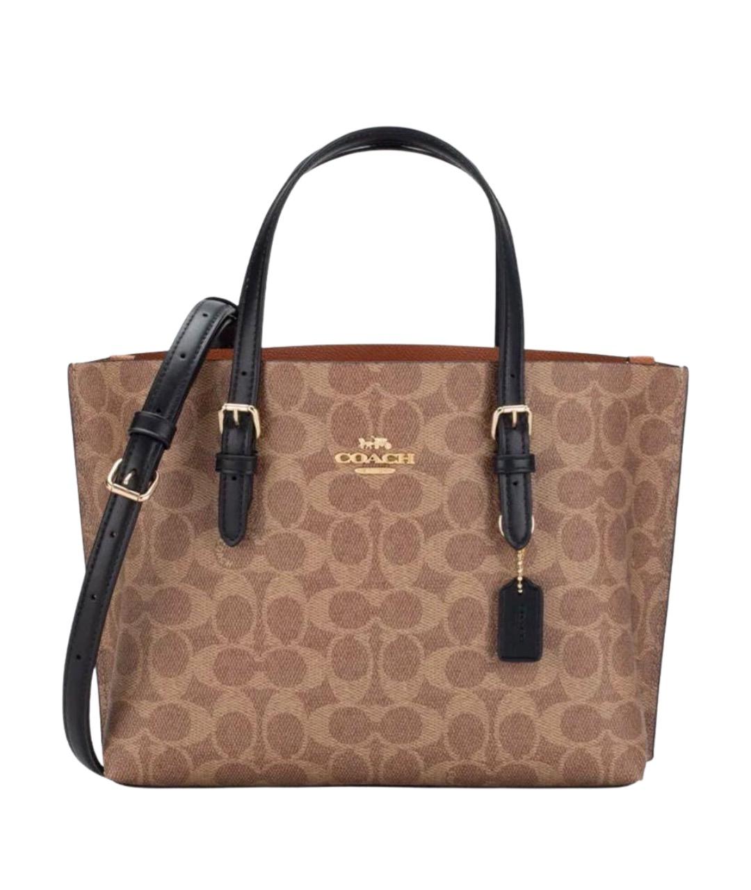 COACH Коричневая сумка тоут, фото 1