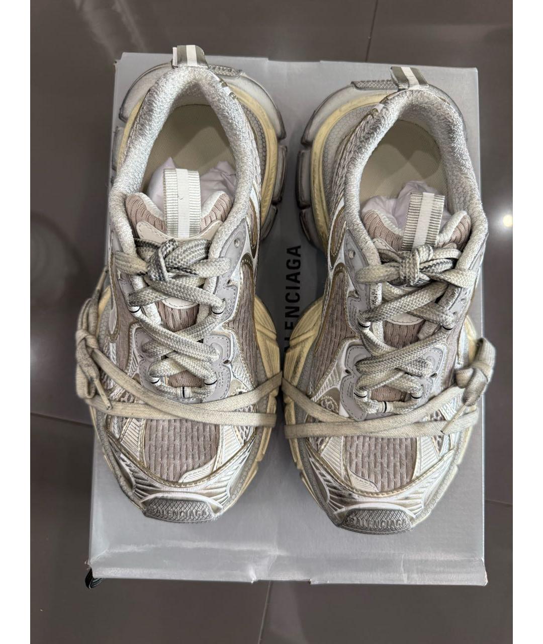 BALENCIAGA Бежевые кроссовки, фото 2