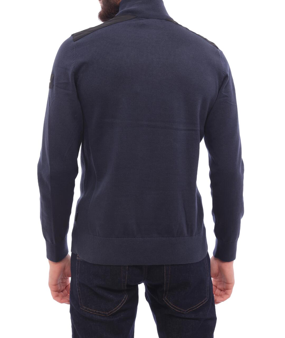 CALVIN KLEIN Темно-синий хлопковый джемпер / свитер, фото 5