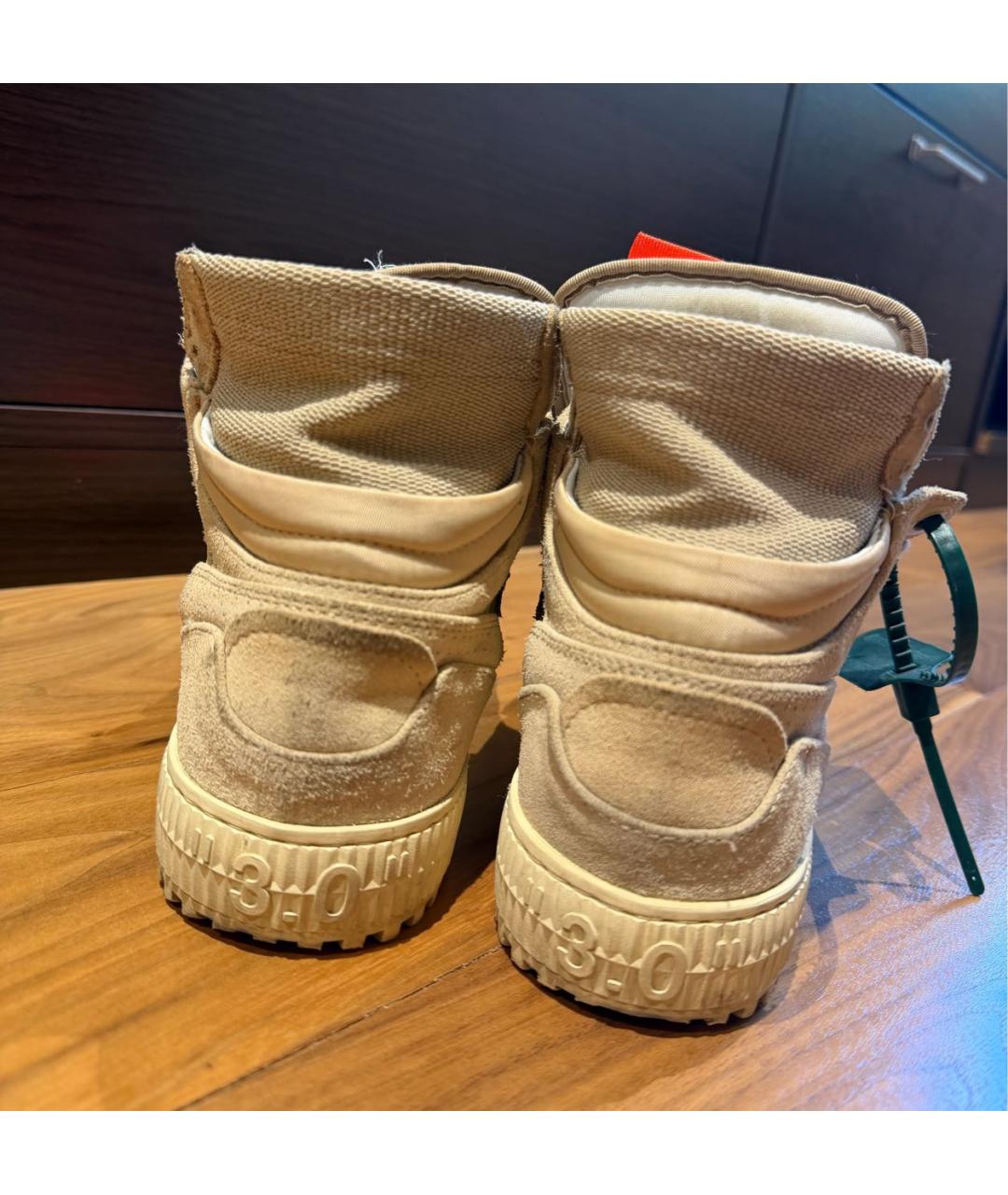 OFF-WHITE Мульти текстильные кроссовки, фото 3