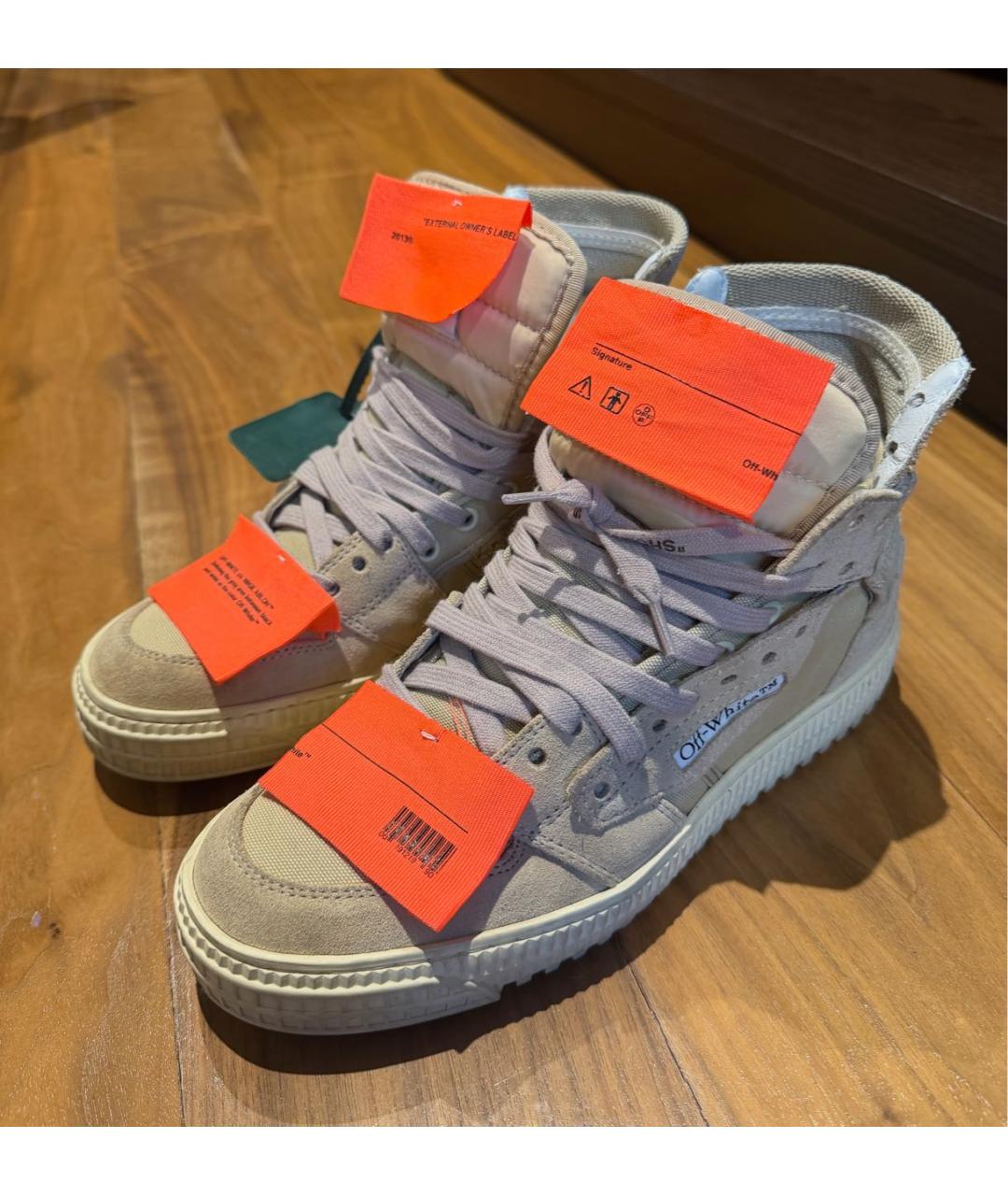 OFF-WHITE Мульти текстильные кроссовки, фото 2