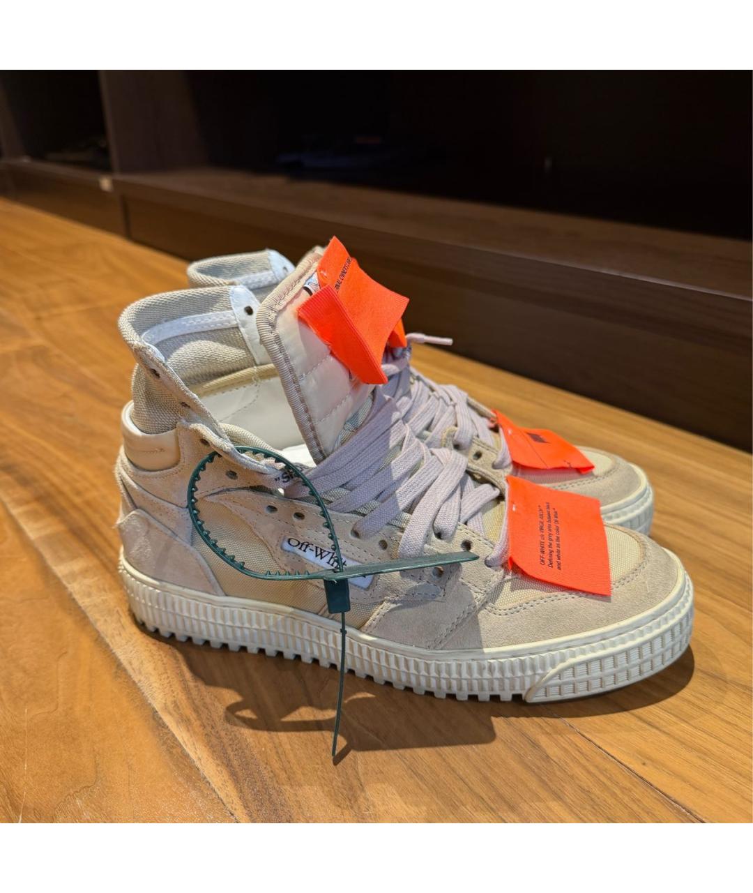 OFF-WHITE Мульти текстильные кроссовки, фото 4