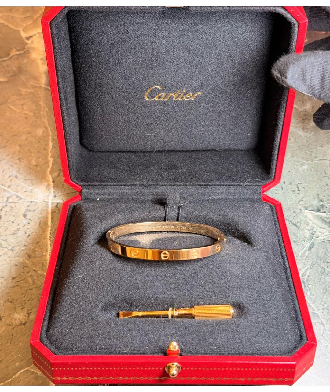 CARTIER Золотой браслет из желтого золота, фото 3