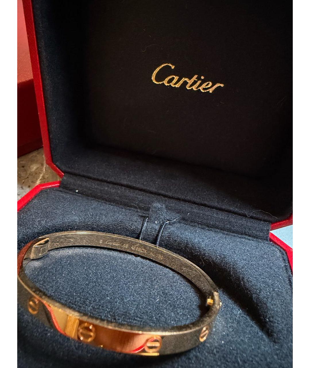CARTIER Золотой браслет из желтого золота, фото 4