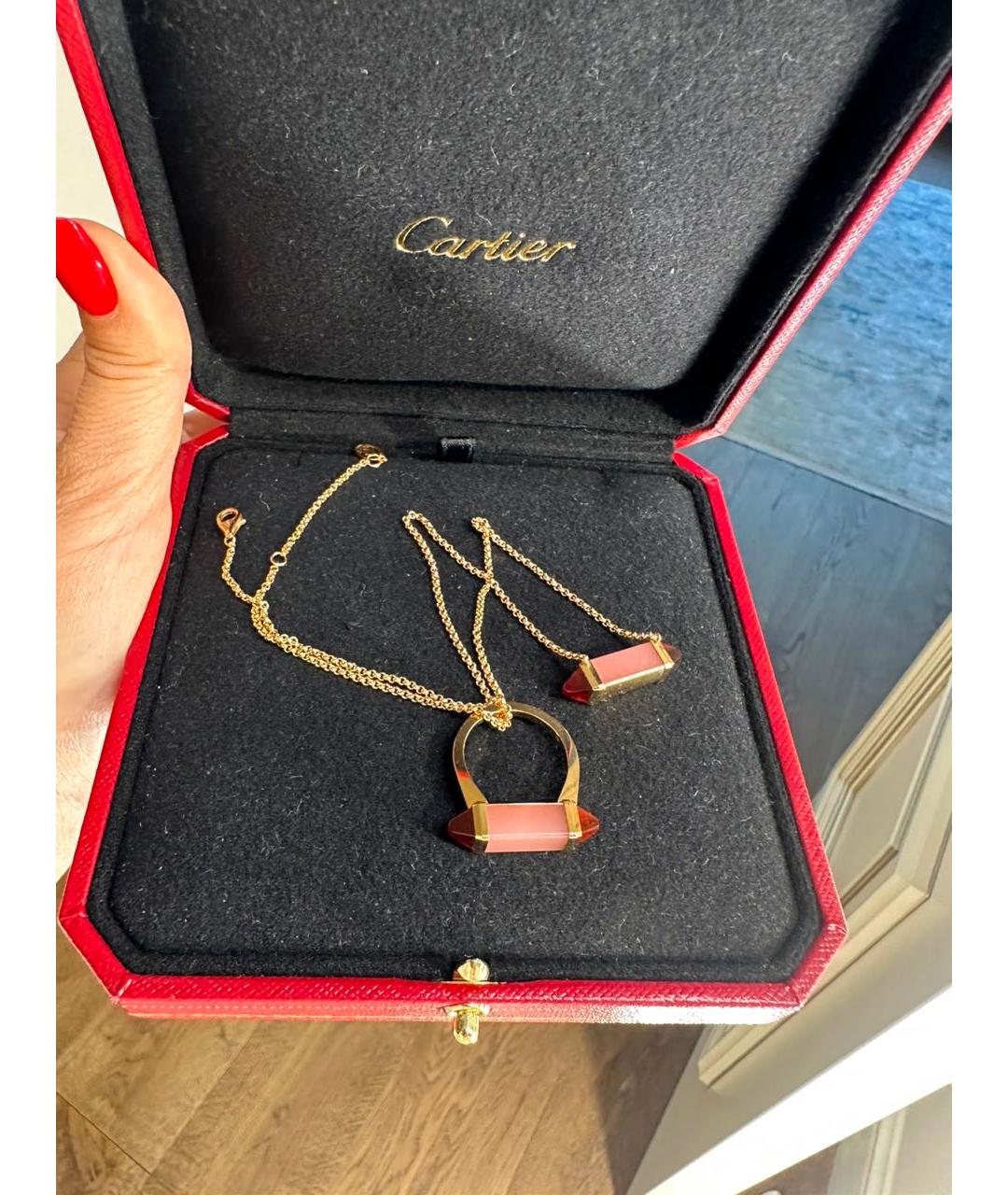 CARTIER Розовый комплект из розового золота, фото 3