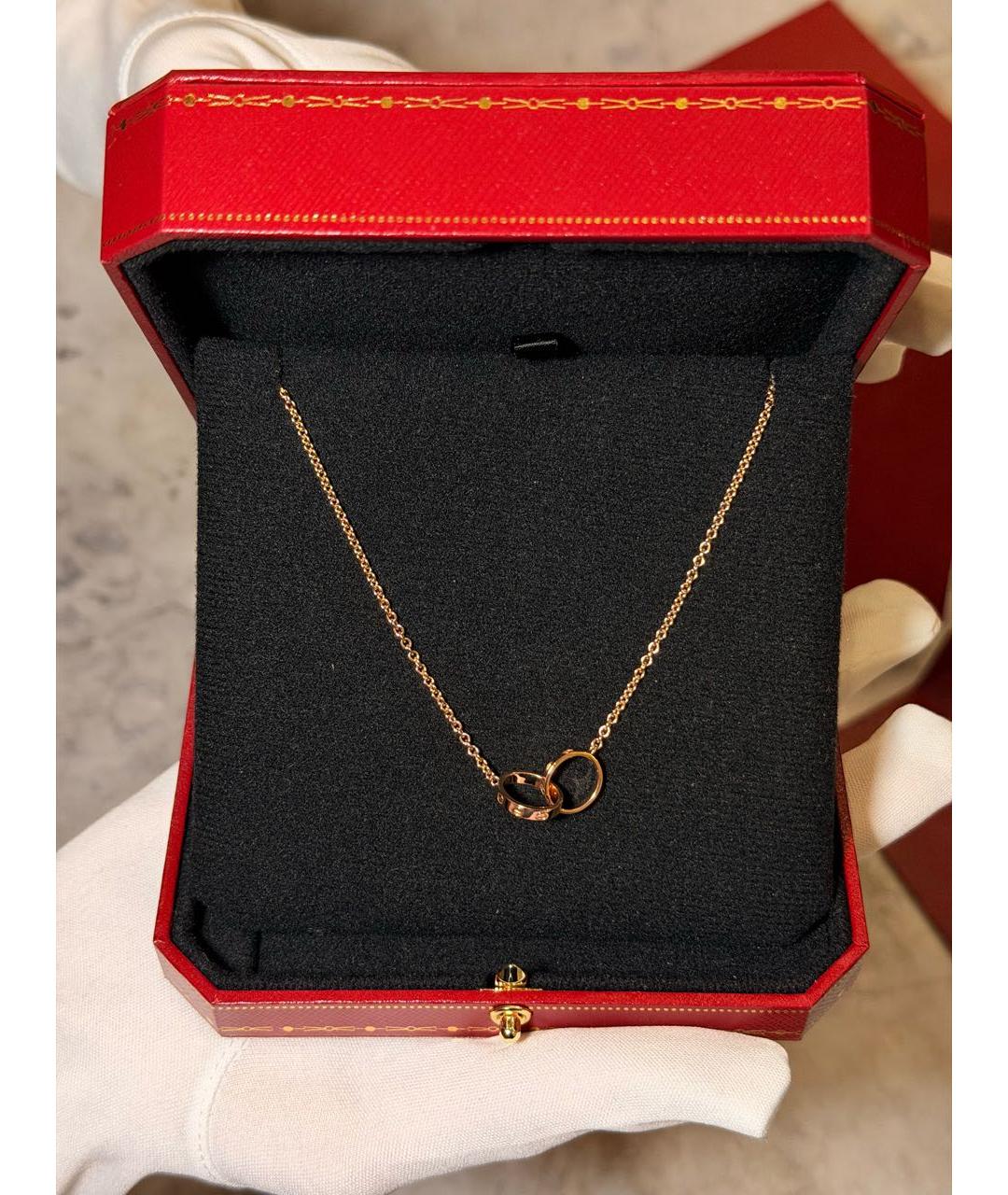 CARTIER Золотое колье из розового золота, фото 5