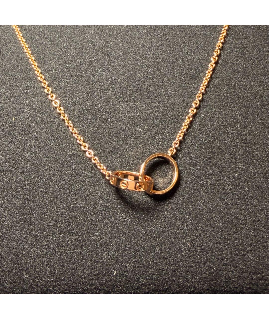 CARTIER Золотое колье из розового золота, фото 3