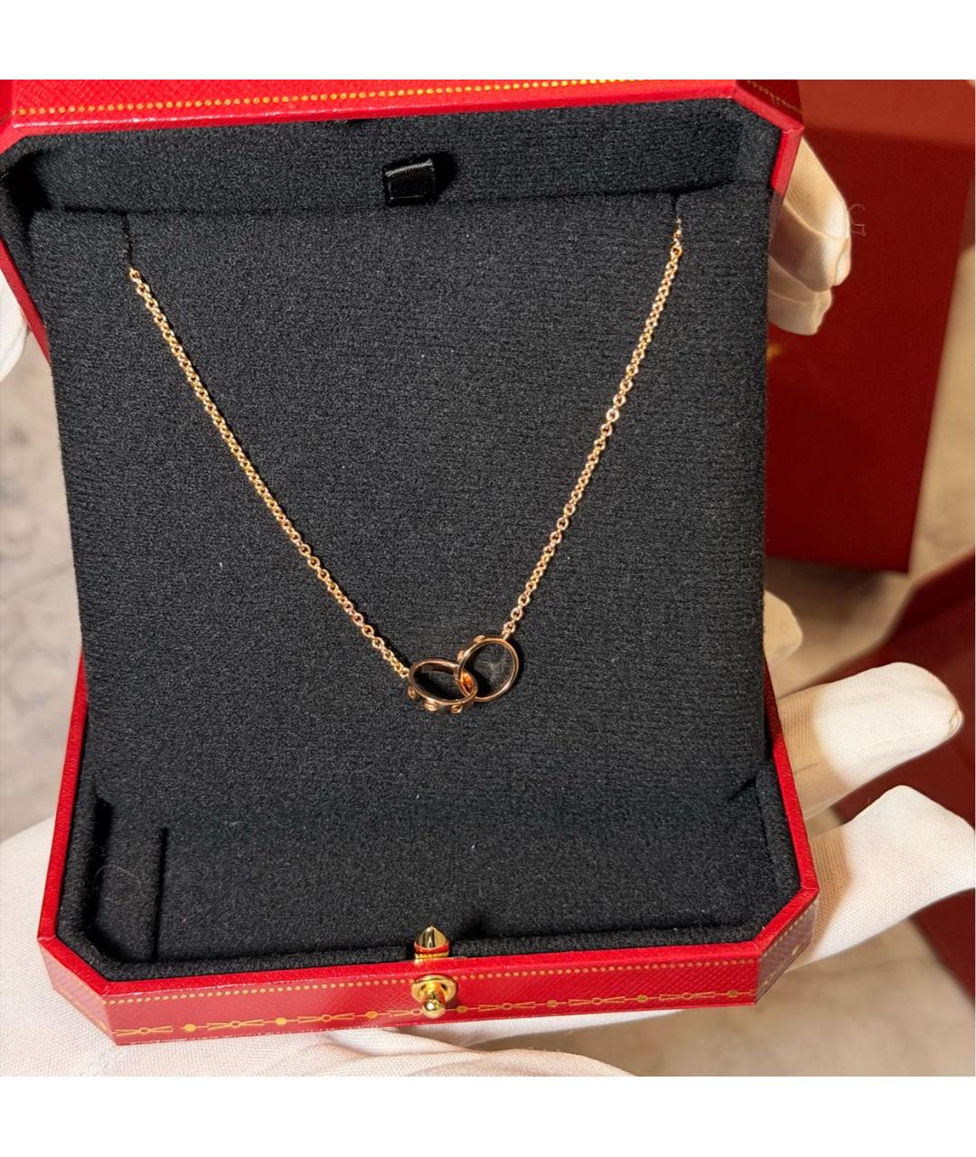 CARTIER Золотое колье из розового золота, фото 4