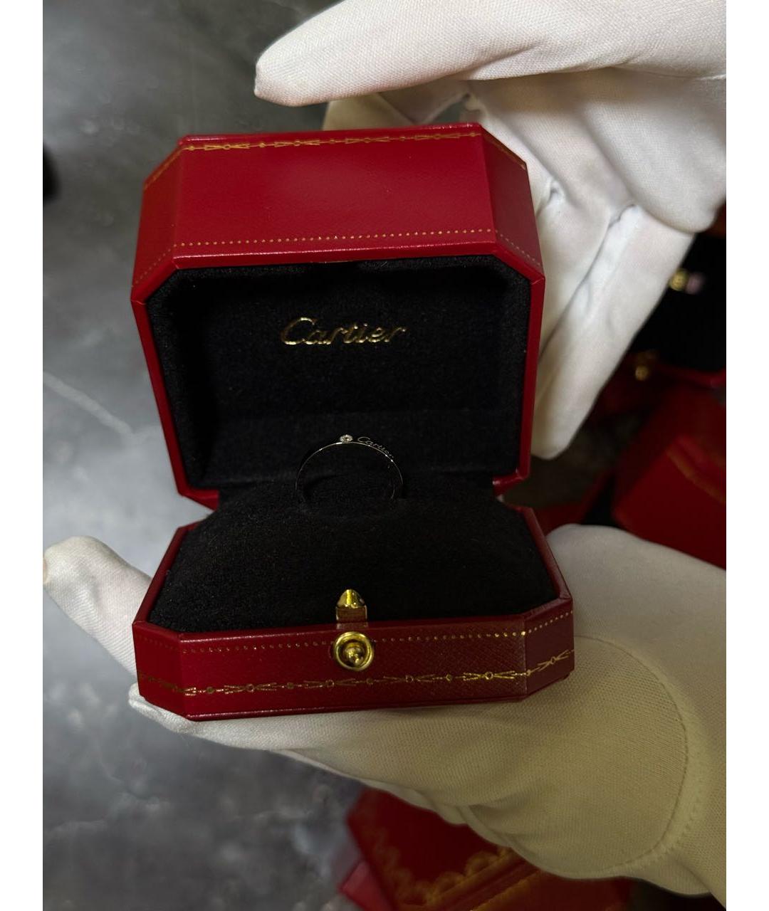 CARTIER Серебряное кольцо из белого золота, фото 5