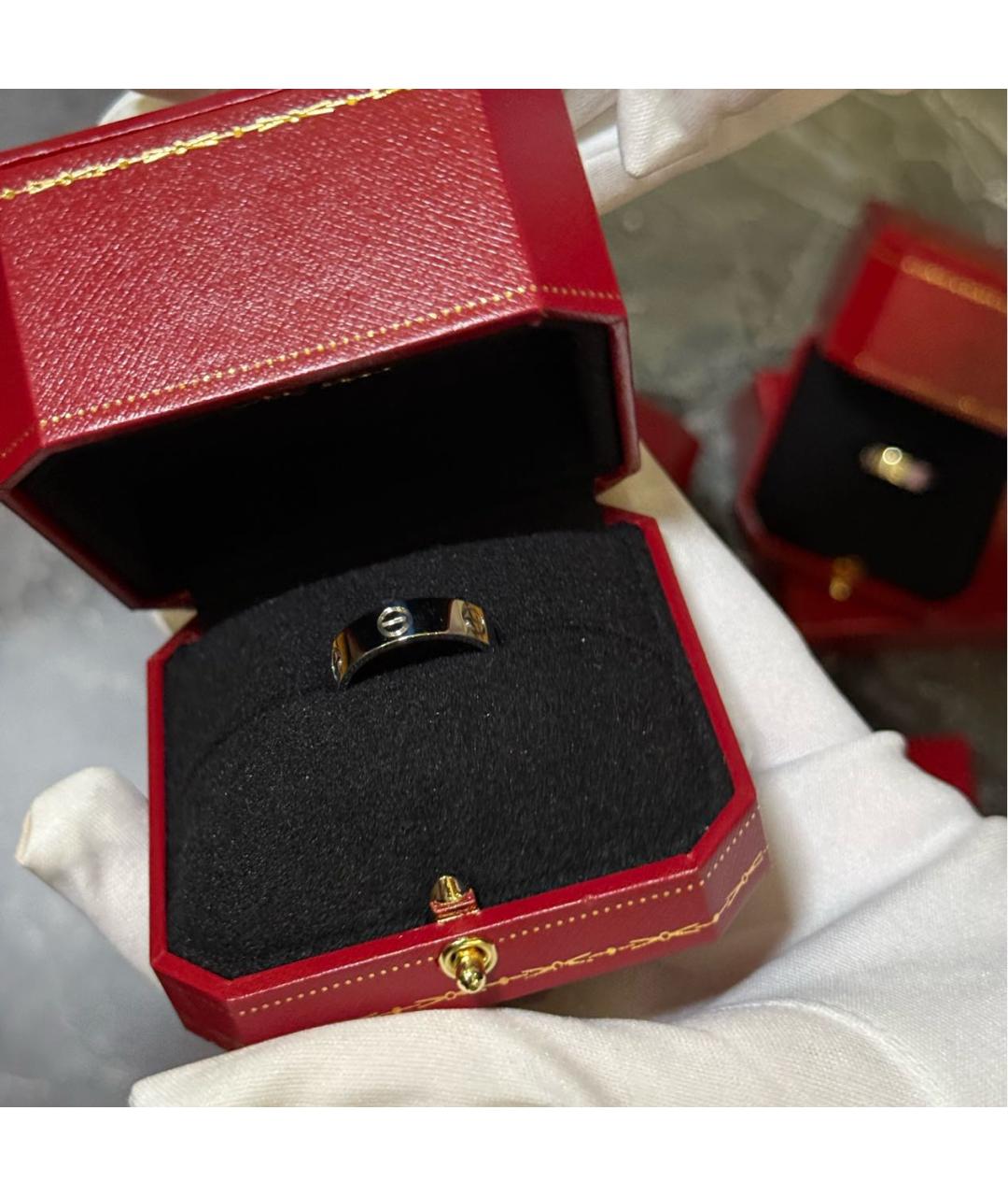 CARTIER Серебряное кольцо из белого золота, фото 4