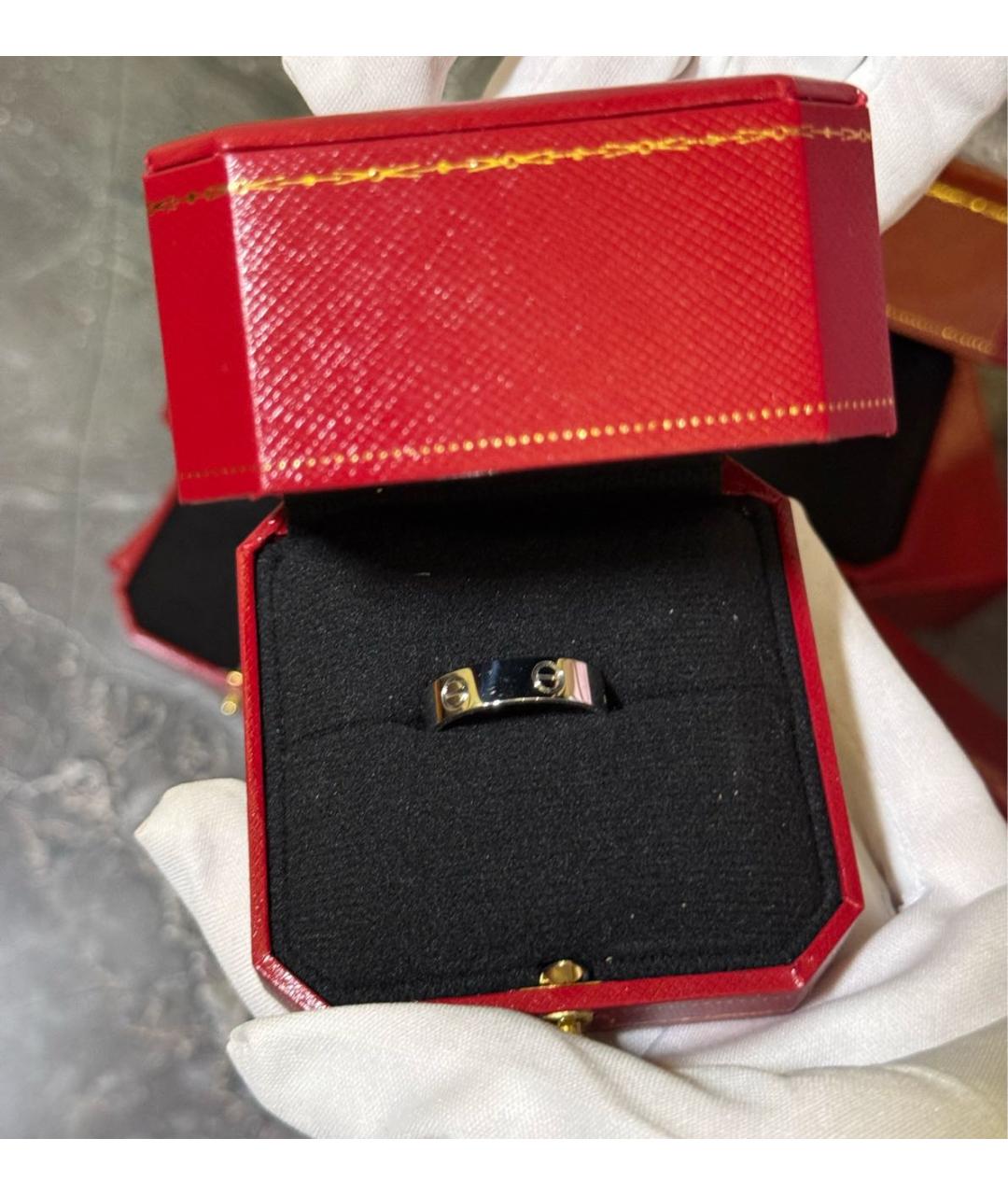 CARTIER Серебряное кольцо из белого золота, фото 3