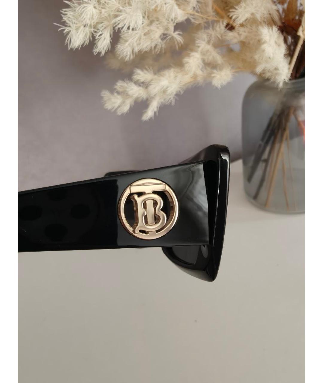 BURBERRY Черные солнцезащитные очки, фото 6