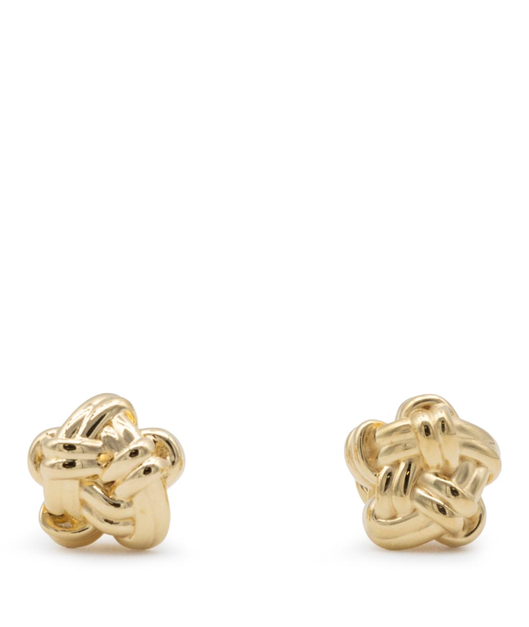 BOTTEGA VENETA Золотые серебряные серьги, фото 1