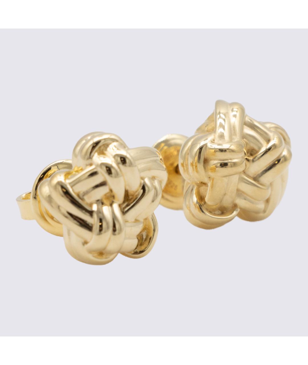 BOTTEGA VENETA Золотые серебряные серьги, фото 6