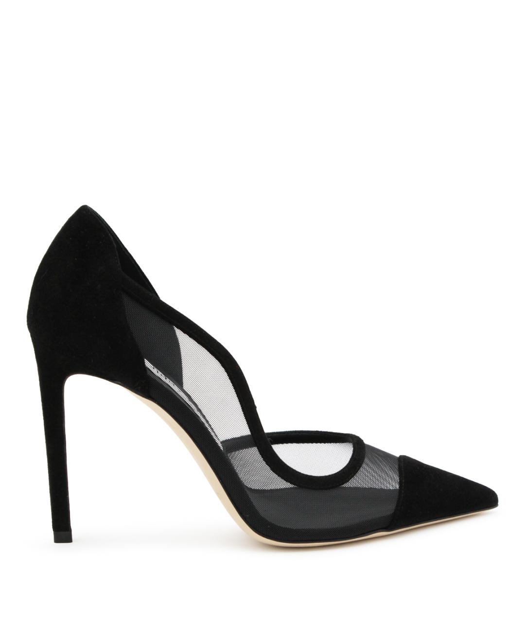 JIMMY CHOO Черные текстильные туфли, фото 1