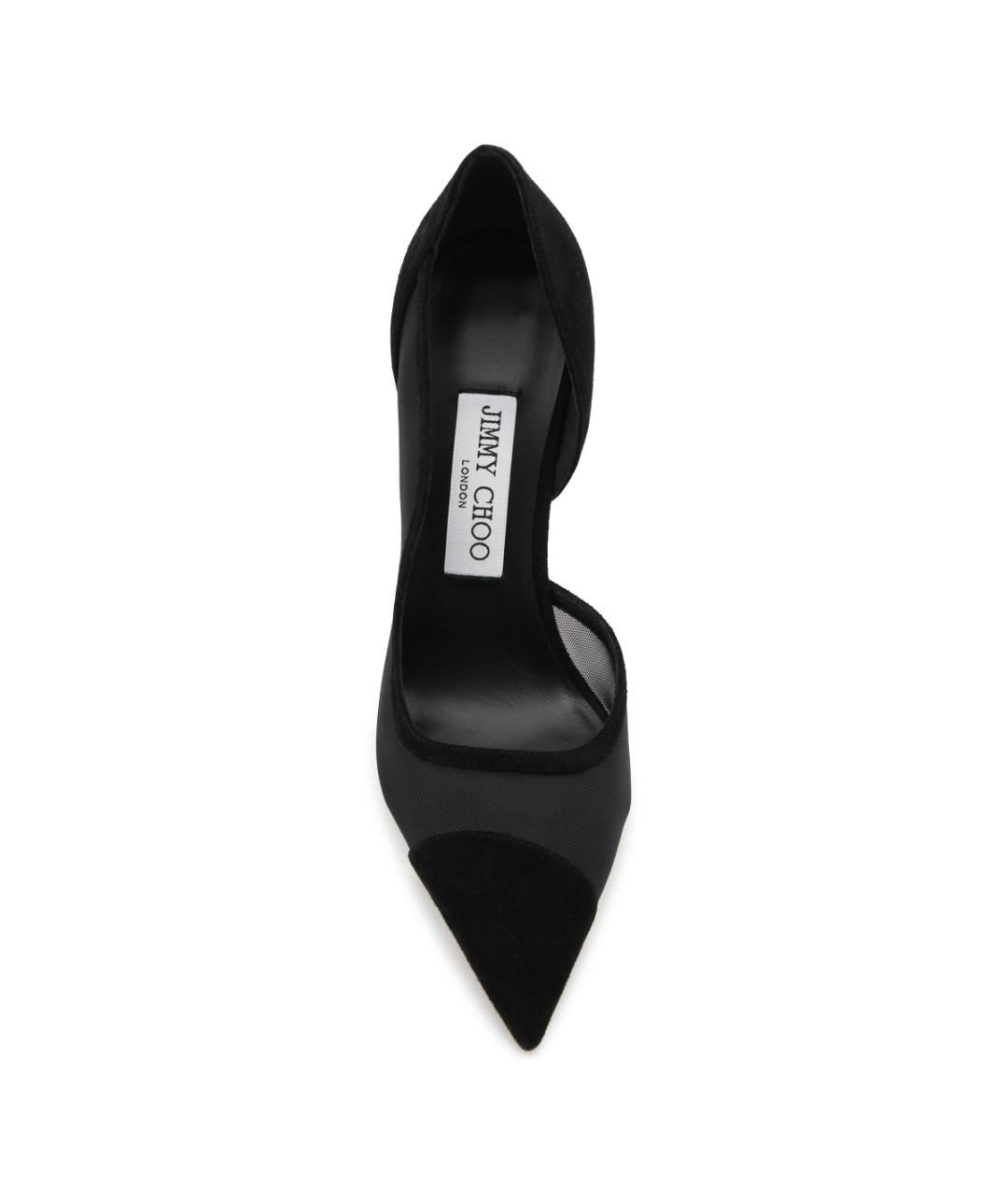 JIMMY CHOO Черные текстильные туфли, фото 4