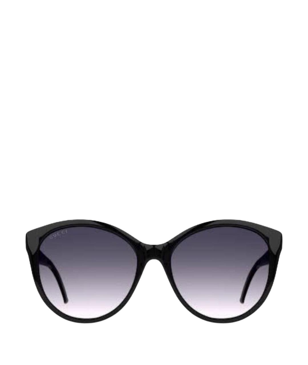 GUCCI Черные пластиковые солнцезащитные очки, фото 1