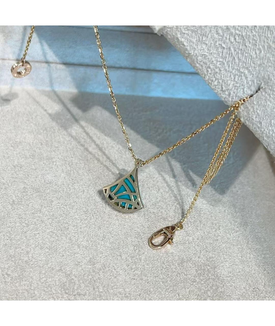 BVLGARI Бирюзовая подвеска, фото 5