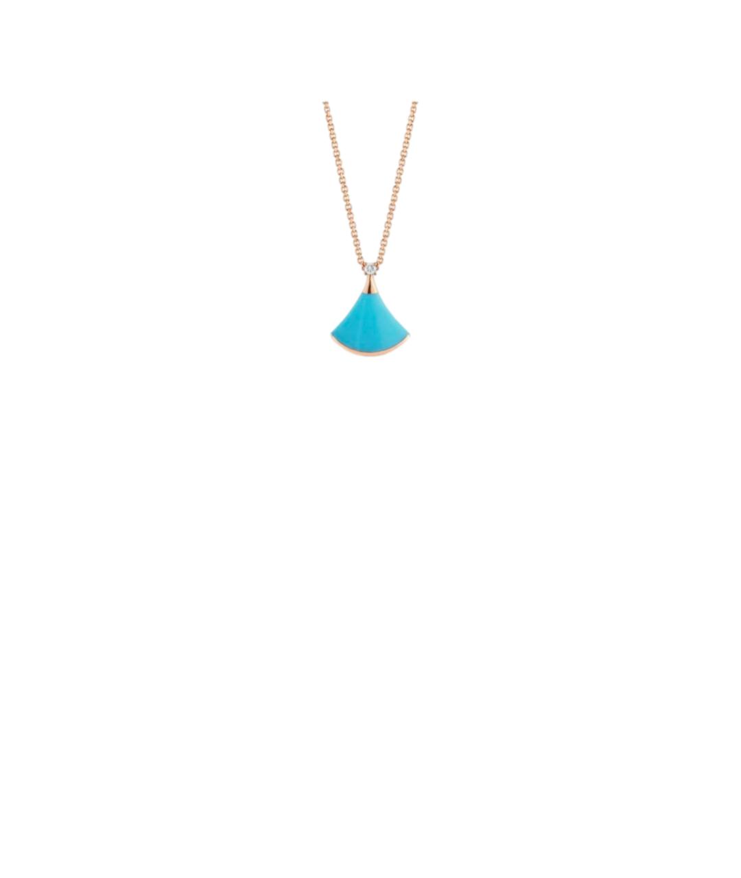 BVLGARI Бирюзовая подвеска, фото 2
