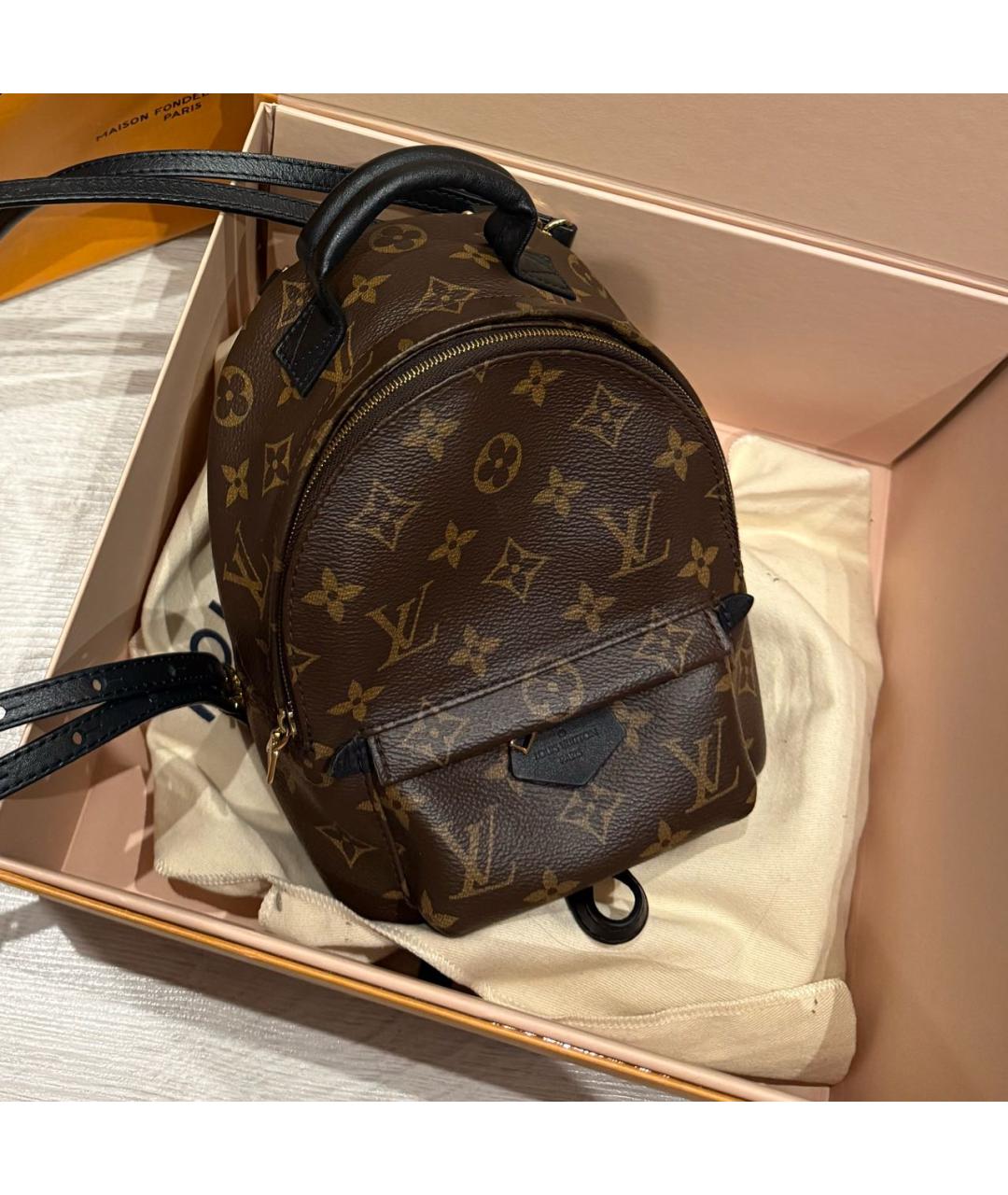 LOUIS VUITTON Коричневая сумка через плечо, фото 5
