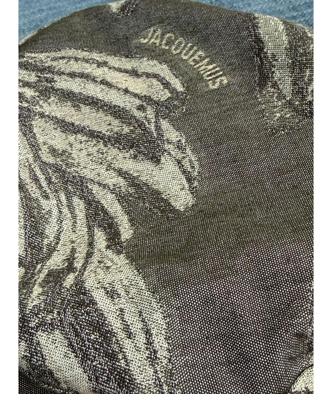 JACQUEMUS Хаки хлопковая панама, фото 8