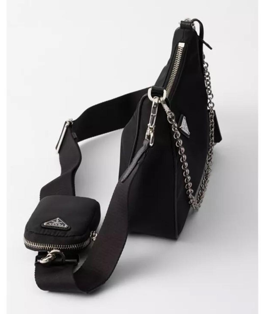 PRADA Черная сумка через плечо, фото 2