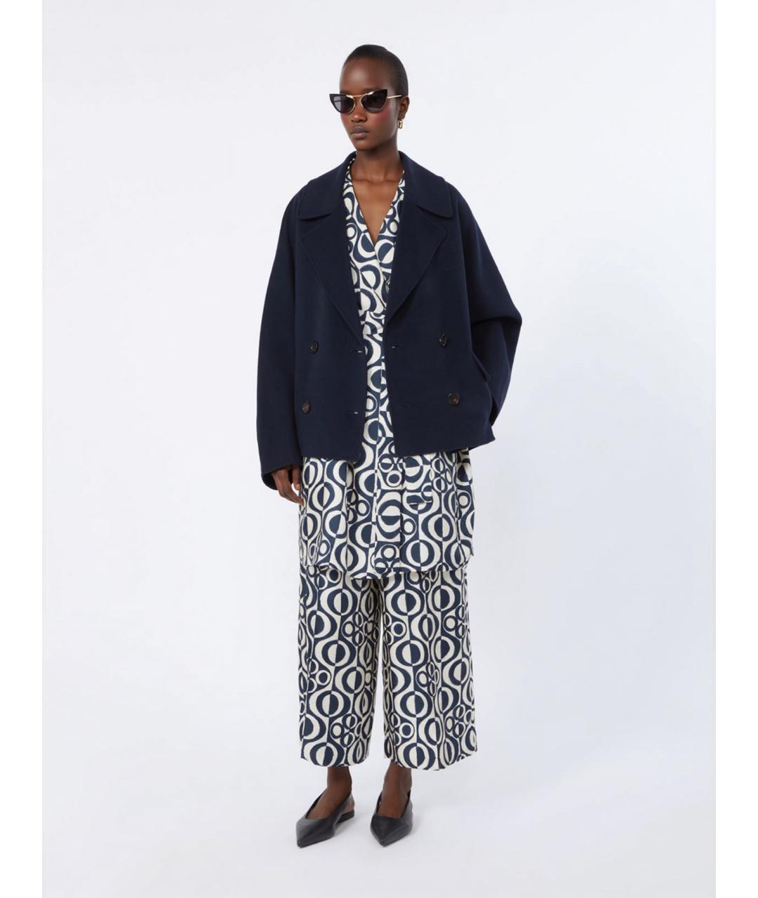 'S MAX MARA Мульти шелковые брюки широкие, фото 2