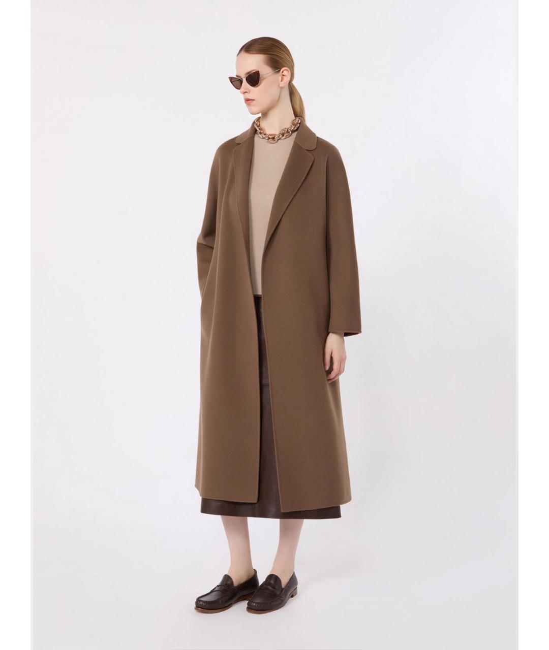 'S MAX MARA Бежевый шерстяной джемпер / свитер, фото 2